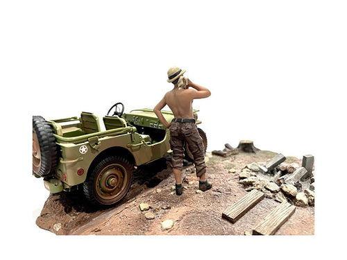 "4X4 Mechanic" Figure 1 for 1/18 Scale Models by American Diorama-1