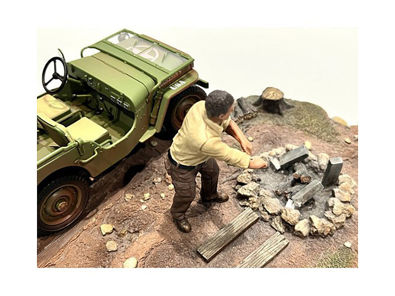"4X4 Mechanic" Figure 3 for 1/18 Scale Models by American Diorama-2