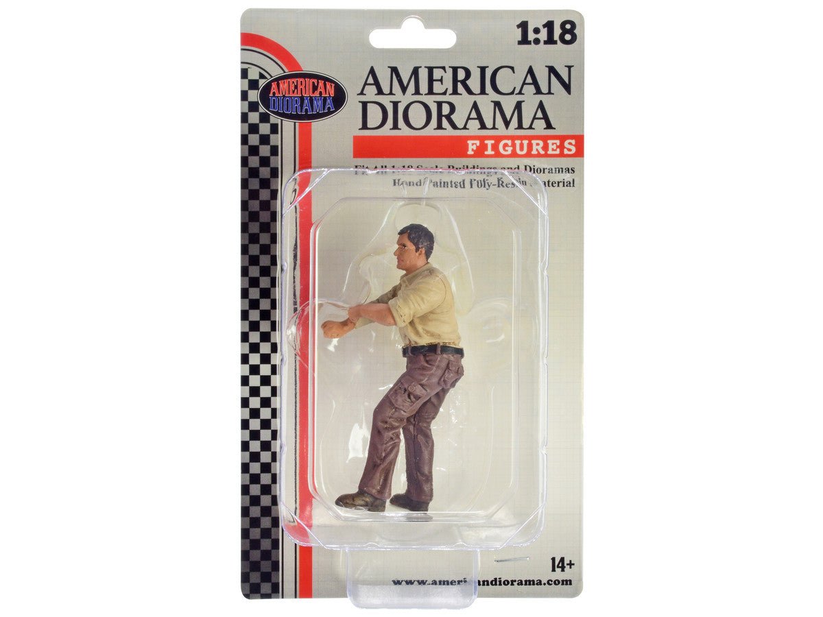 "4X4 Mechanic" Figure 3 for 1/18 Scale Models by American Diorama-3