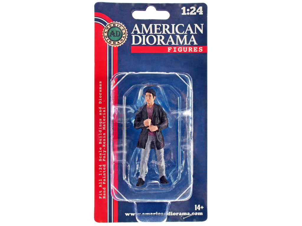 "Car Meet 3" Figurine 3 for 1/24 Scale Models by American Diorama-2