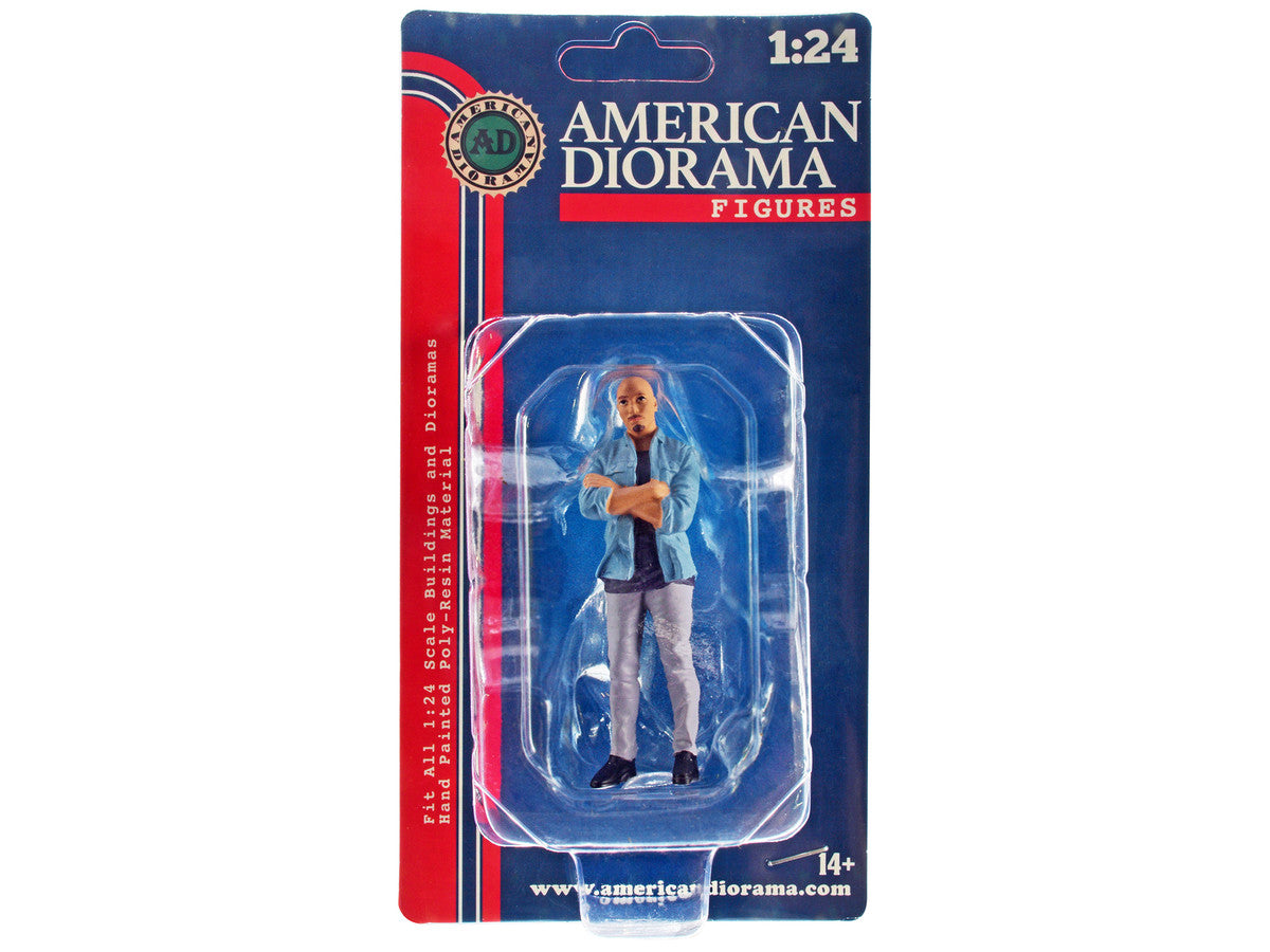"Car Meet 3" Figurine 6 for 1/24 Scale Models by American Diorama-2