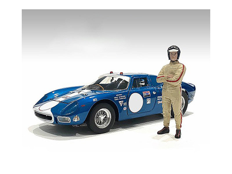"Racing Legends" 60's Set of 2 Diecast Figures for 1/43 Scale Models by American Diorama-1