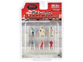 "Racing Legends" 6 piece Diecast Set (6 Driver Figures) Limited Edition to 4800 pieces Worldwide 1/64 Scale Models by American Diorama-0