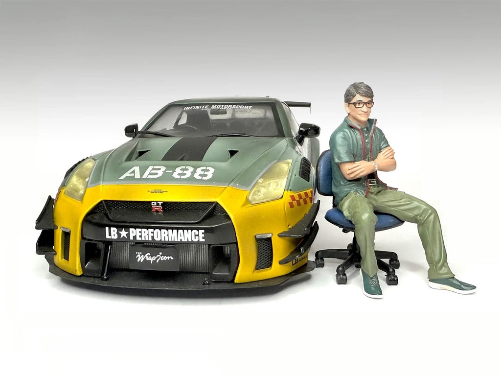 "Top Tuners" Figure #1 "Premium" Series for 1/18 Scale Models by American Diorama-0