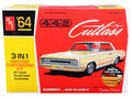 Skill 2 Model Kit 1964 Oldsmobile Cutlass 442 Hardtop 3-in-1 Kit 1/25 Scale Model by AMT-0