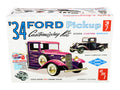 Skill 2 Model Kit 1934 Ford Pickup Truck 3 in 1 Kit "Trophy Series" 1/25 Scale Model by AMT-0
