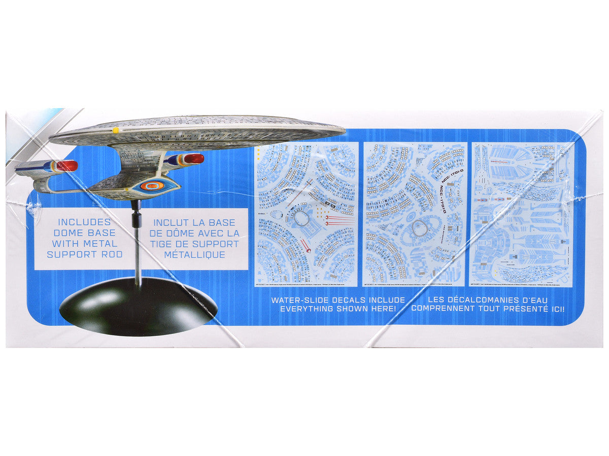 Skill 2 Model Kit U.S.S. Enterprise NCC-1701-D Space Ship "Star Trek: The Next Generation" (1987) TV Series 1/2500 Scale Model by AMT-0