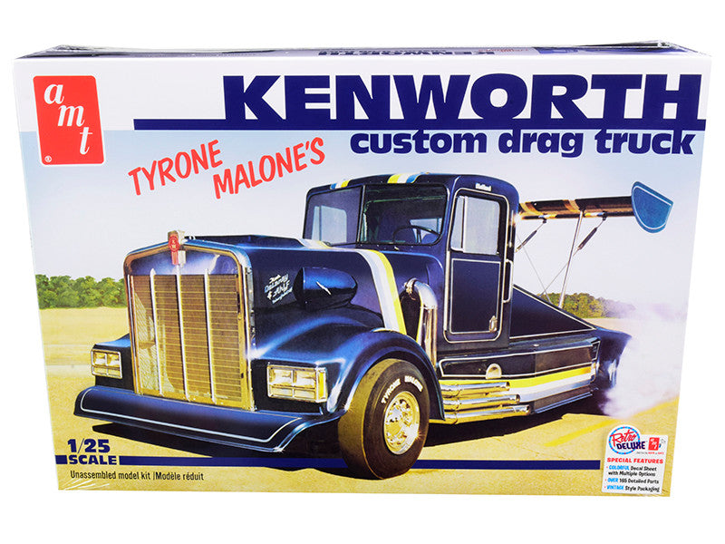 Skill 3 Model Kit Tyrone Malone's Kenworth Custom Drag Truck 1/25 Scale Model by AMT-0