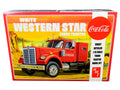 Skill 3 Model Kit White Western Star Semi Truck Tractor "Coca-Cola" 1/25 Scale Model by AMT-0