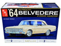 Skill 2 Model Kit 1964 Plymouth Belvedere Coupe Hardtop 1/25 Scale Model by AMT-0