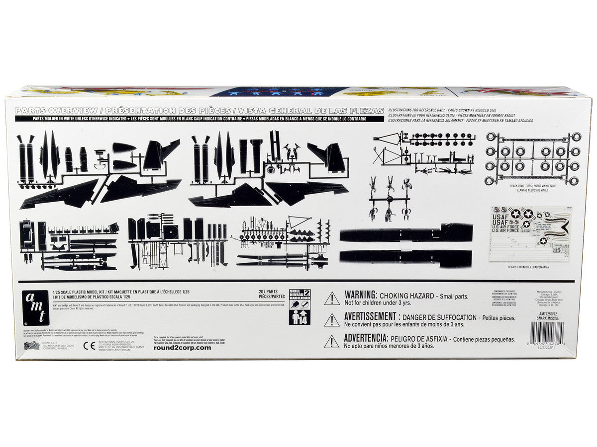 Skill 2 Model Kit Northrop SM-62 Snark Intercontinental Guided Missile 1/48 Scale Model by AMT-3