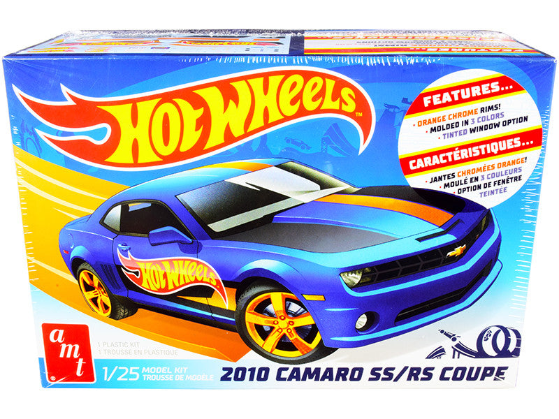 Skill 2 Model Kit 2010 Chevrolet Camaro SS/RS Coupe "Hot Wheels" 1/25 Scale Model by AMT-0