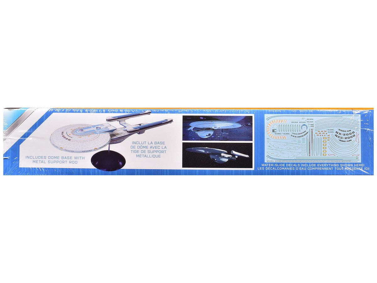 Skill 2 Model Kit U.S.S. Excelsior NX-2000 Space Ship "Star Trek III: The Search for Spock" (1984) Movie 1/1000 Scale Model by AMT-1