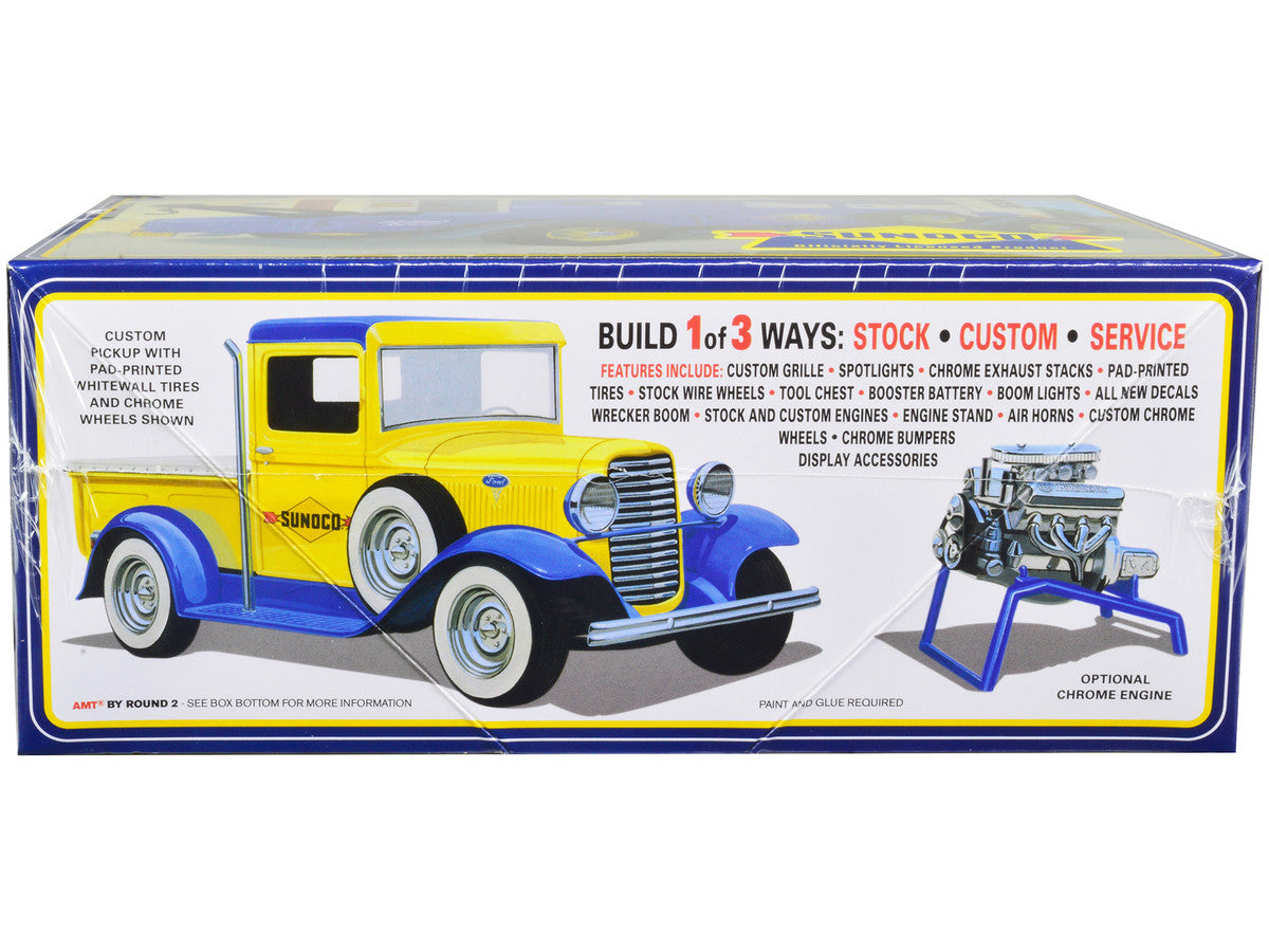 Skill 2 Model Kit 1934 Ford Pickup Truck "Sunoco" 3 in 1 Kit 1/25 Scale Model by AMT-1