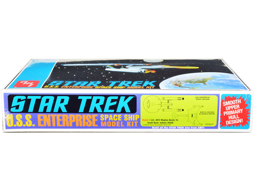 Skill 2 Model Kit U.S.S. Enterprise NCC-1701 Space Ship "Star Trek" 1/650 Scale Model by AMT-2
