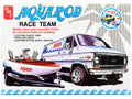 Skill 2 Model Kit Chevrolet Custom Van with Drag/Ski Boat and Trailer "Aqua Rod Race Team" 1/25 Scale Model by AMT-0