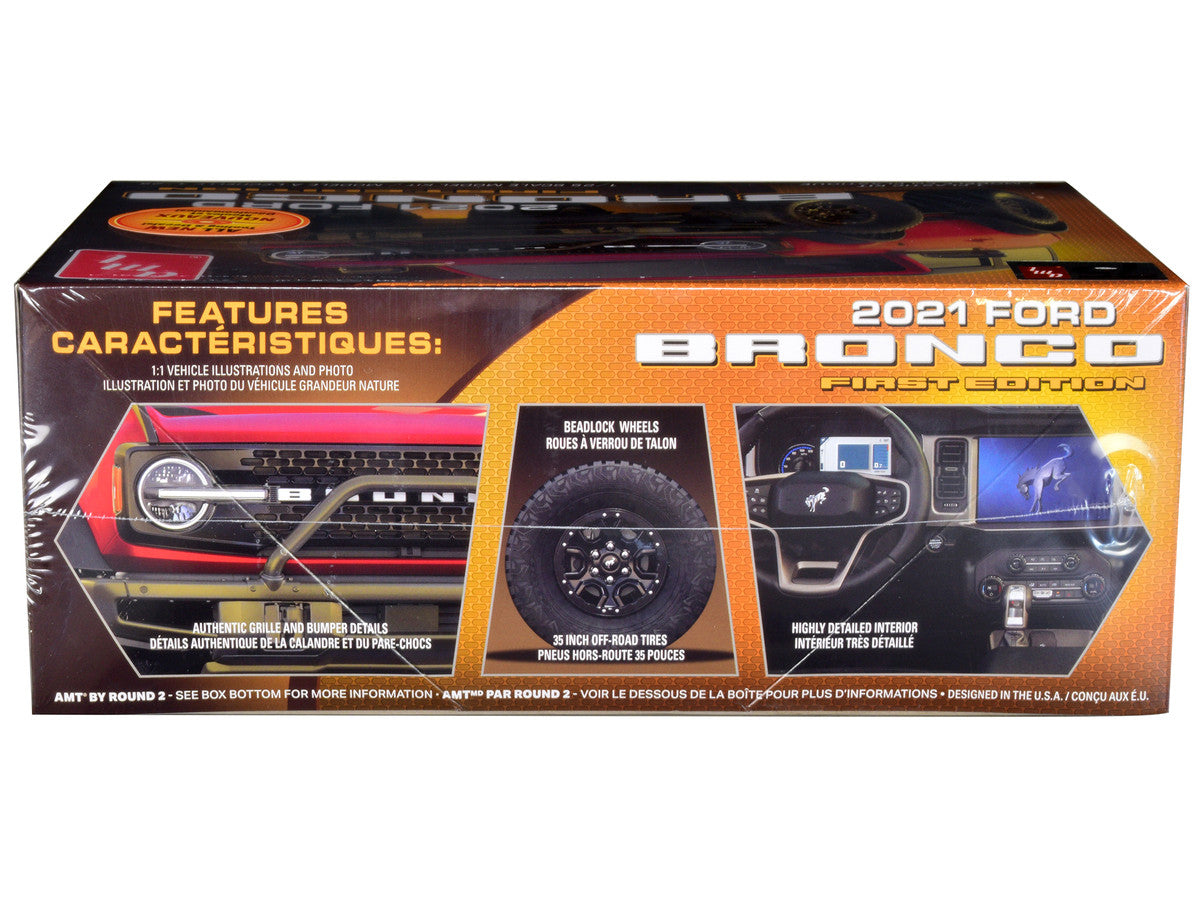 Skill 2 Model Kit 2021 Ford Bronco First Edition 1/25 Scale Model by AMT-1