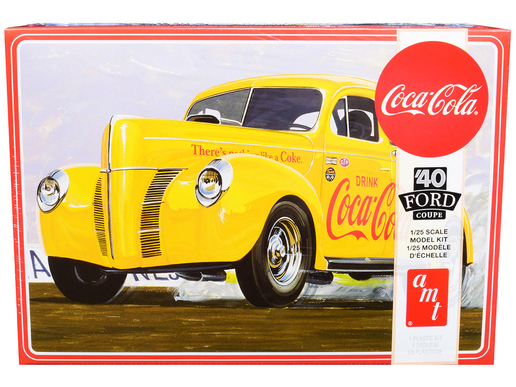 Skill 3 Model Kit 1940 Ford Coupe "Coca-Cola" 1/25 Scale Model by AMT-0