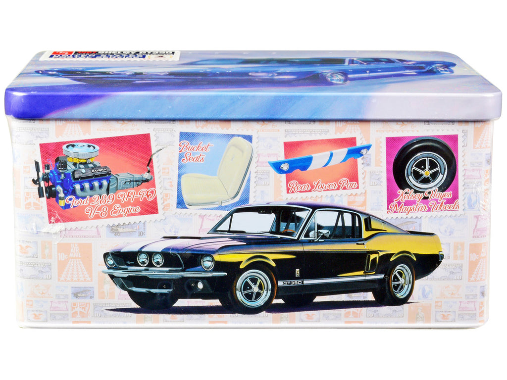 Skill 2 Model Kit 1967 Shelby Mustang GT350 USPS (United States Postal Service) "Auto Art Stamp Series" 1/25 Scale Model by AMT-2