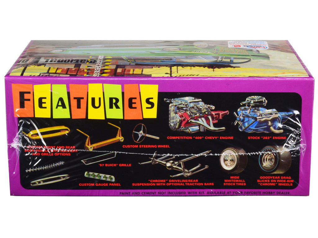 Skill 2 Model Kit 1957 Chevrolet Bel Air "Pepper Shaker" 3 in 1 Kit 1/25 Scale Model by AMT-1