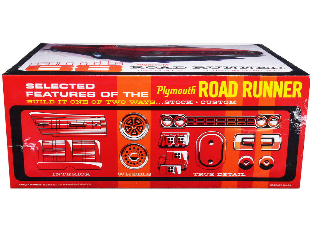 Skill 2 Model Kit 1968 Plymouth Road Runner 1/25 Scale Model by AMT-2