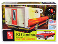 Skill 2 Model Kit 1965 Chevrolet El Camino with Camper 3-in-1 Kit 1/25 Scale Model by AMT-0