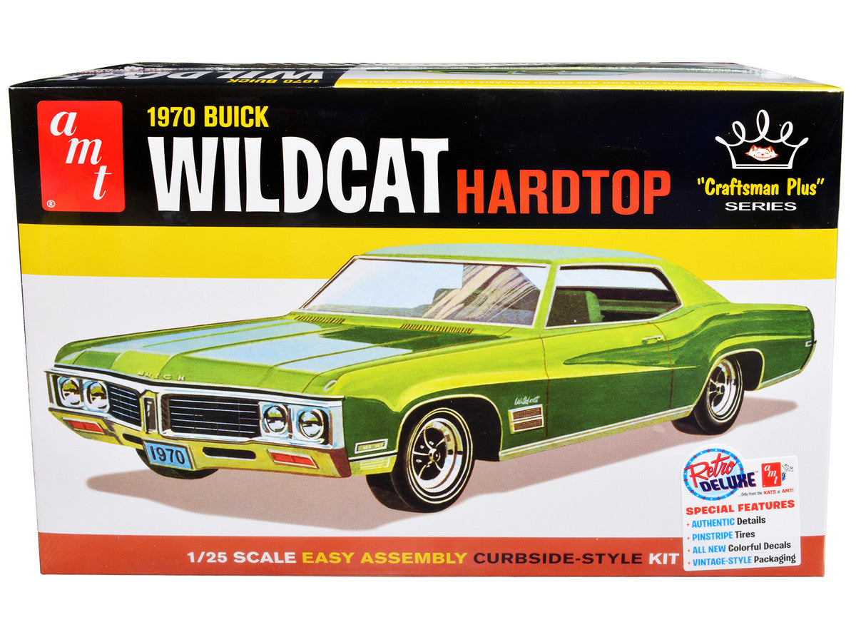 Skill 2 Model Kit 1970 Buick Wildcat Hardtop "Craftsman Plus" Series 1/25 Scale Model by AMT-0