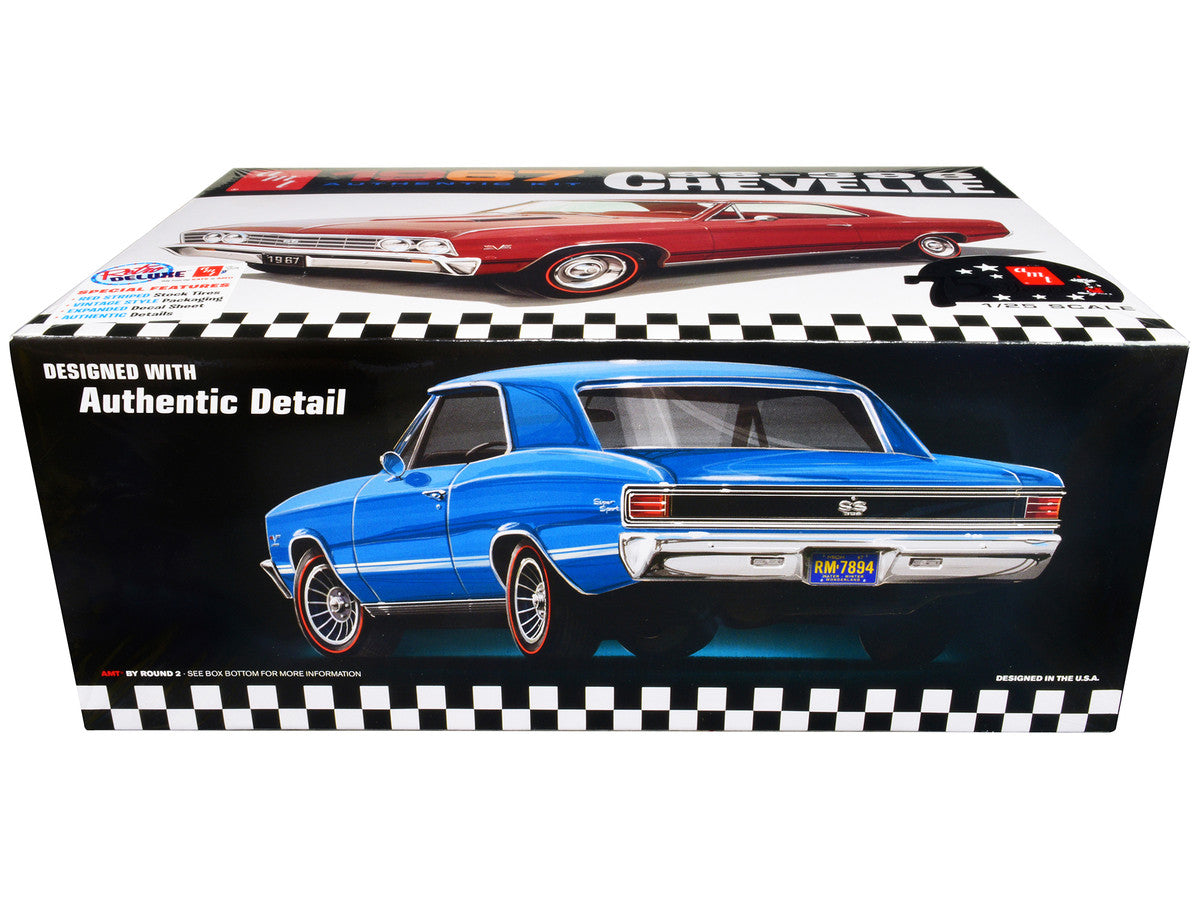 Skill 2 Model Kit 1967 Chevrolet Chevelle SS 396 "AMT Celebrating 75 Years" 1/25 Scale Model by AMT-1