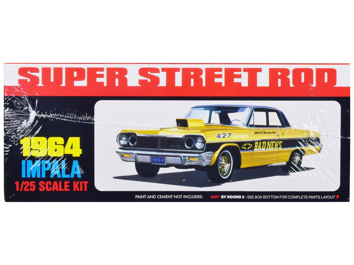 Skill 2 Model Kit 1964 Chevrolet Impala "Super Street Rod" 3-in-1 Kit 1/25 Scale Model by AMT-2