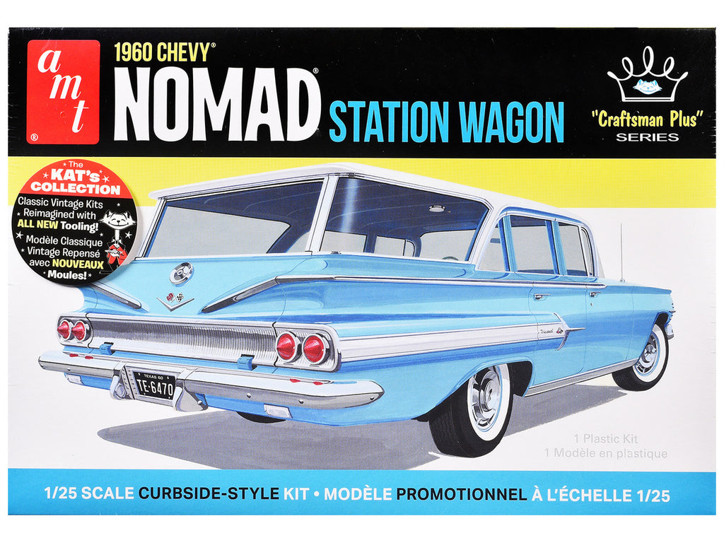 Skill 2 Model Kit 1960 Chevrolet Nomad Station Wagon "Craftsman Plus" Series 1/25 Scale Model by AMT-3