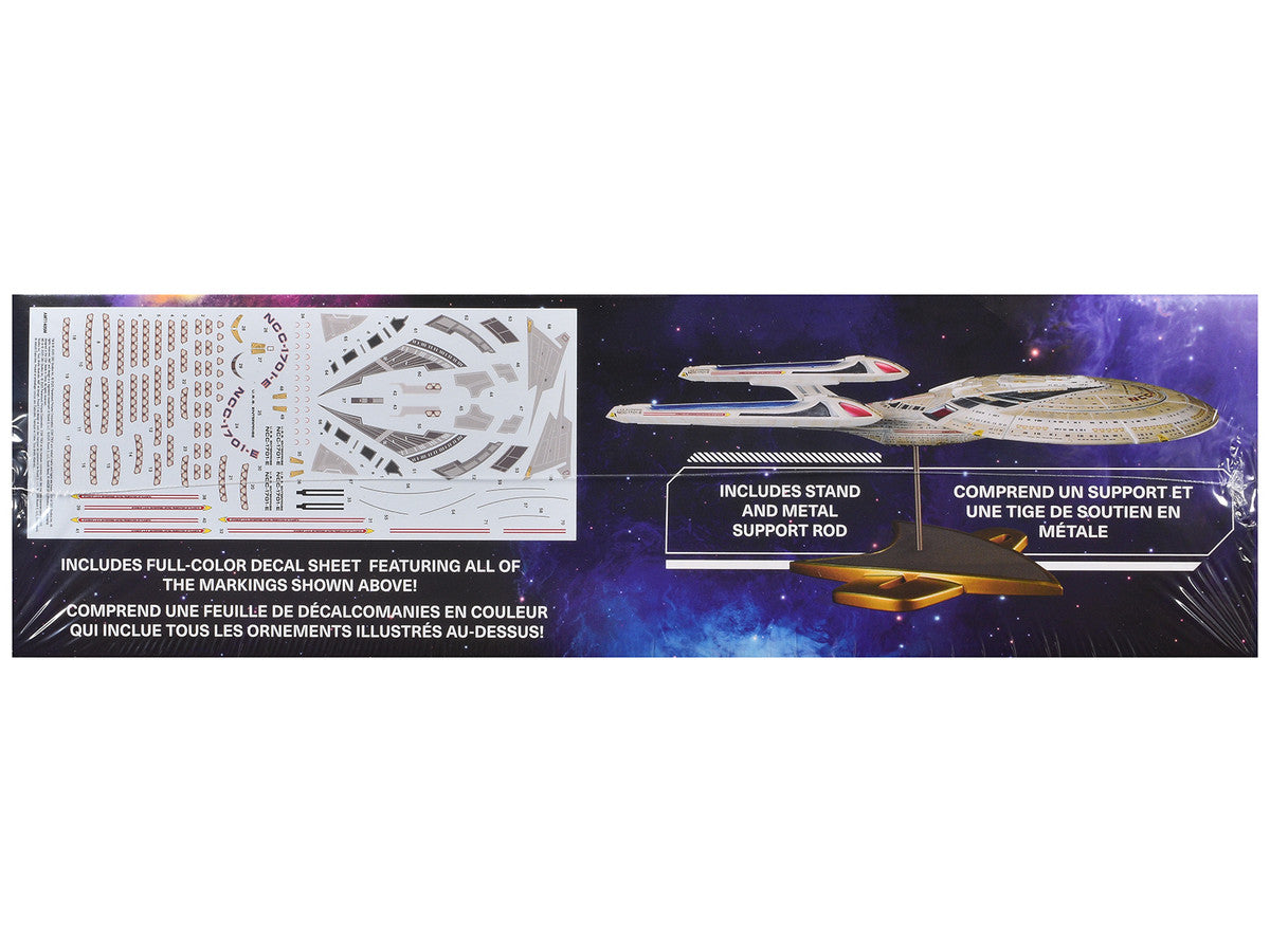 Skill 2 Model Kit U.S.S. Enterprise NCC-1701-E Space Ship "Star Trek: First Contact" (1996) Movie 1/1400 Scale Model by AMT-1