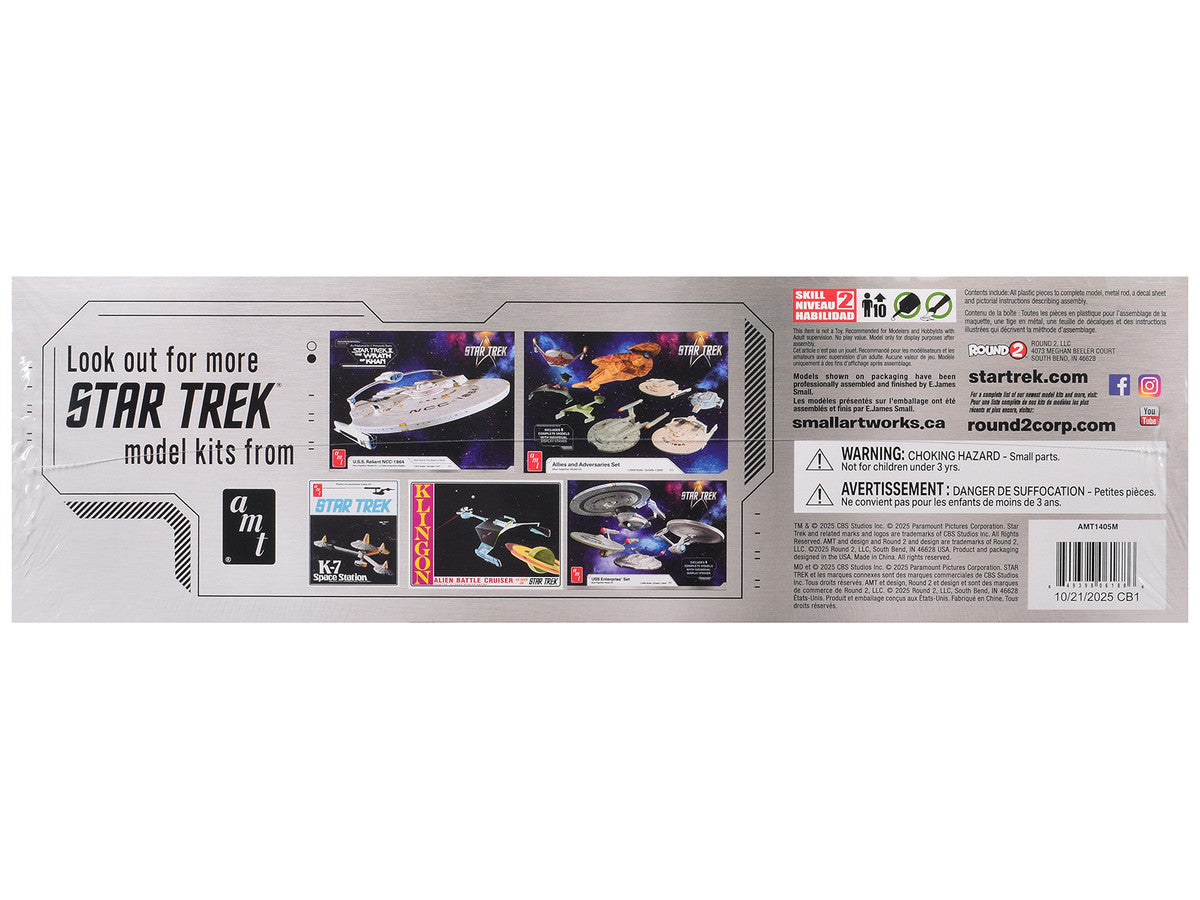 Skill 2 Model Kit U.S.S. Enterprise NCC-1701-E Space Ship "Star Trek: First Contact" (1996) Movie 1/1400 Scale Model by AMT-0