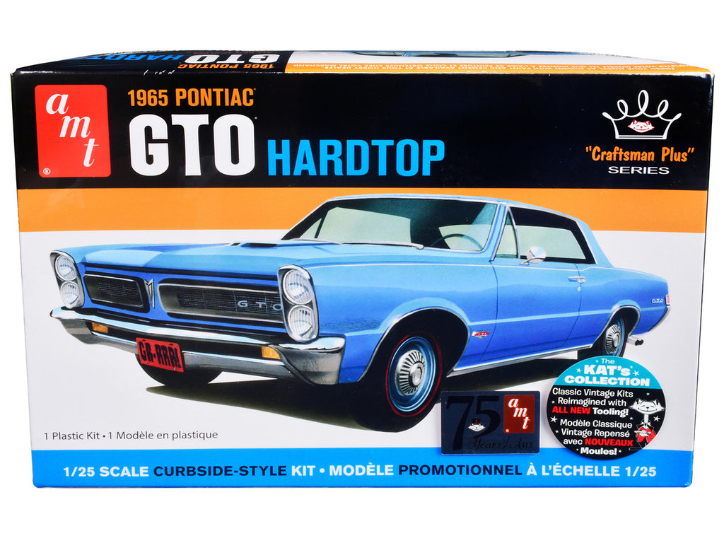 Skill 2 Model Kit 1965 Pontiac GTO Hardtop "Craftsman Plus" Series 1/25 Scale Model by AMT-0