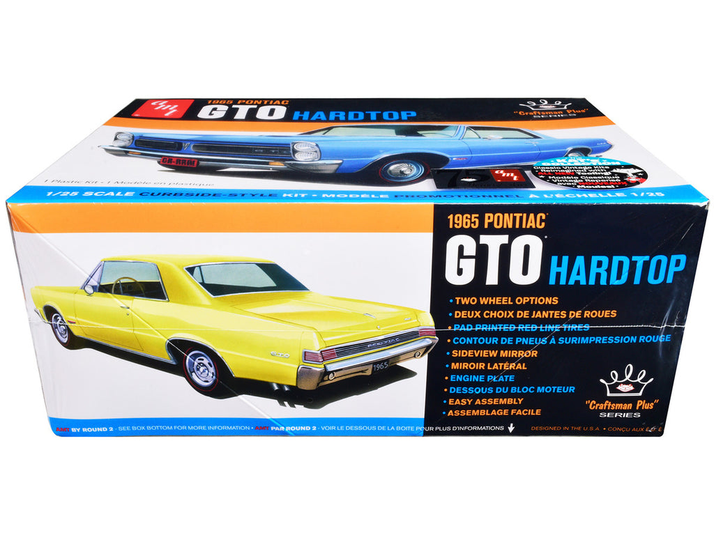 Skill 2 Model Kit 1965 Pontiac GTO Hardtop "Craftsman Plus" Series 1/25 Scale Model by AMT-1