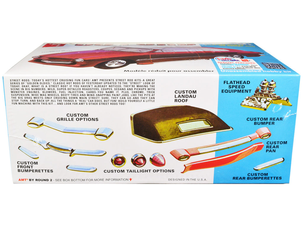 Skill 2 Model Kit 1950 Ford Convertible "Street Rods" 3-in-1 Kit 1/25 Scale Model by AMT-2