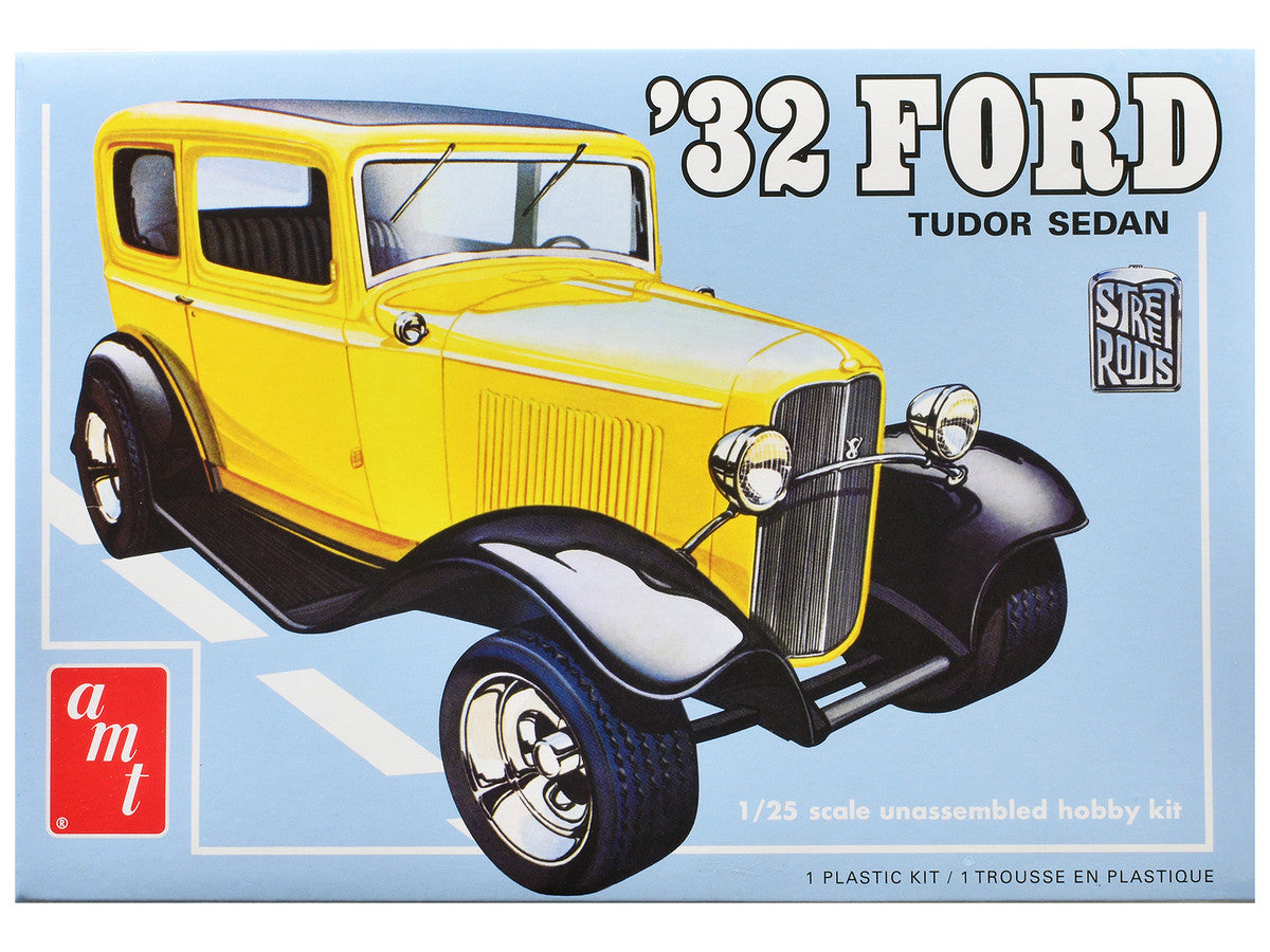 Skill 2 Model Kit 1932 Ford Tudor Sedan "Street Rods" Series 1/25 Scale Model by AMT-3