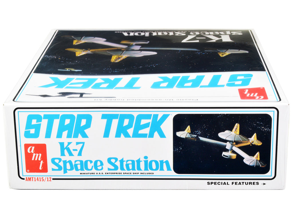 Skill 2 Model Kit K-7 Space Station "Star Trek" (1966-1969) TV Series 1/7600 Scale Model by AMT-2