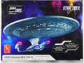 Skill 2 Model Kit U.S.S. Enterprise NCC-1701-D Space Ship "Star Trek: The Next Generation" (1987-1994) TV Series 1/1400 Scale Model by AMT-0