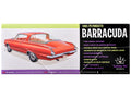 Skill 2 Model Kit 1965 Plymouth Barracuda "Craftsman Plus" Series 1/25 Scale Model by AMT-0