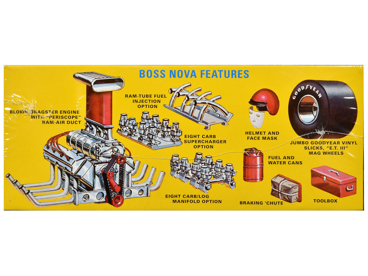 Skill 2 Model Kit Boss Nova Funny Car 1/25 Scale Model by AMT-2