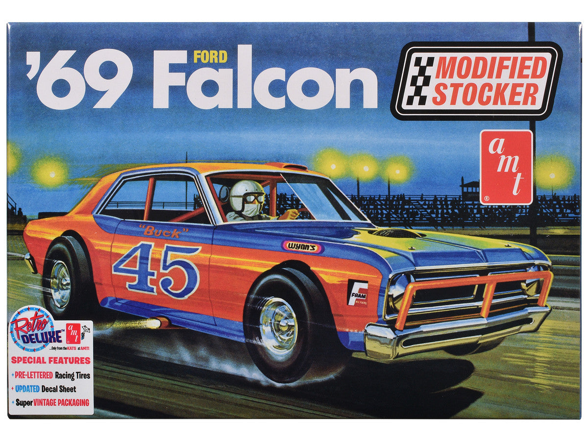 Skill 2 Model Kit 1969 Ford Falcon Modified Stocker 1/25 Scale Model by AMT-3
