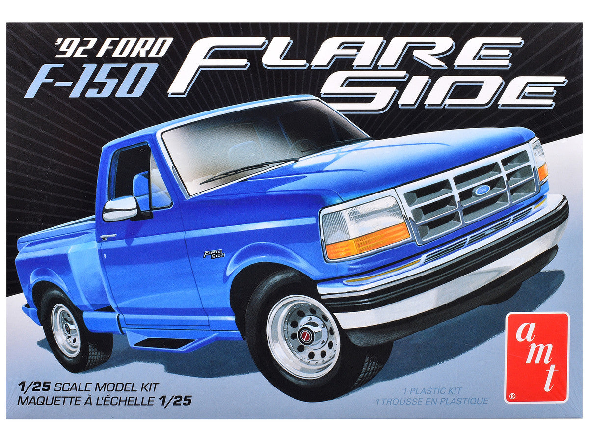 Skill 2 Model Kit 1992 Ford F-150 Flare Side Pickup Truck 1/25 Scale Model by AMT-3