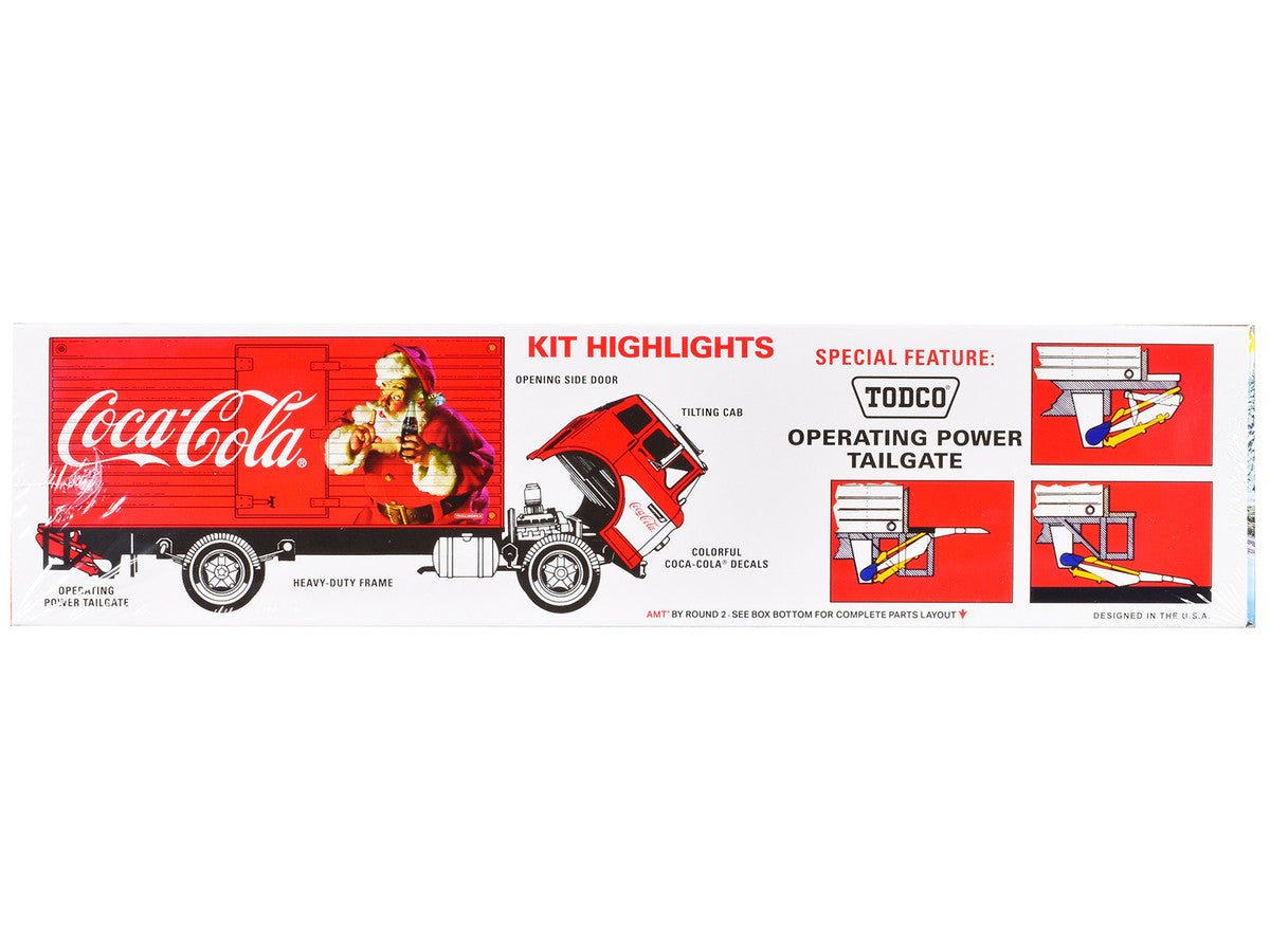 Skill 3 Model Kit Ford C-600 City Delivery Truck "Holiday Hauler - Coca-Cola" 1/25 Scale Model by AMT-2