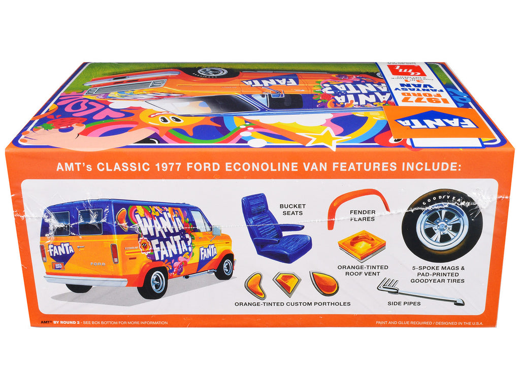 Skill 2 Model Kit 1977 Ford Custom Van "Fanta" 1/25 Scale Model by AMT-1