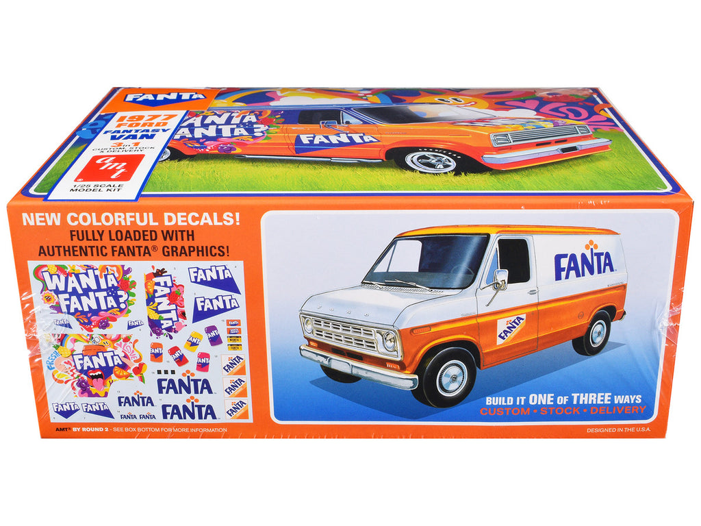 Skill 2 Model Kit 1977 Ford Custom Van "Fanta" 1/25 Scale Model by AMT-2