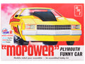 Skill 2 Model Kit Plymouth Funny Car "Mopower" 1/25 Scale Model by AMT-0