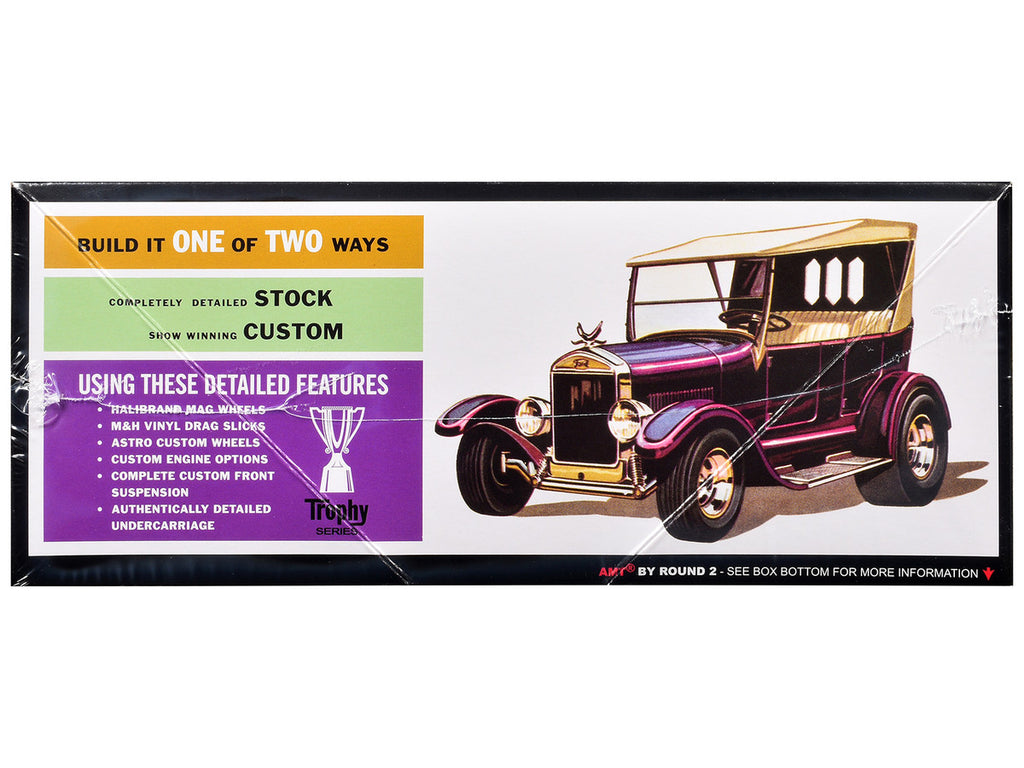 Skill 2 Model Kit 1927 Ford Model T Touring 2 in 1 Kit 1/25 Scale Model by AMT-0