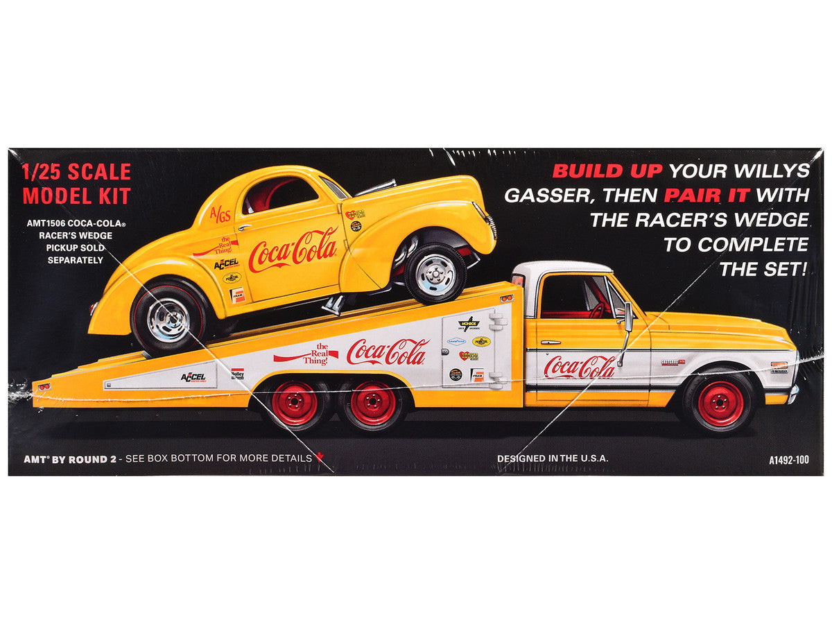 Skill 2 Model Kit 1940 Willys Coupe "Coca-Cola Race Team" 1/25 Scale Model by AMT-0