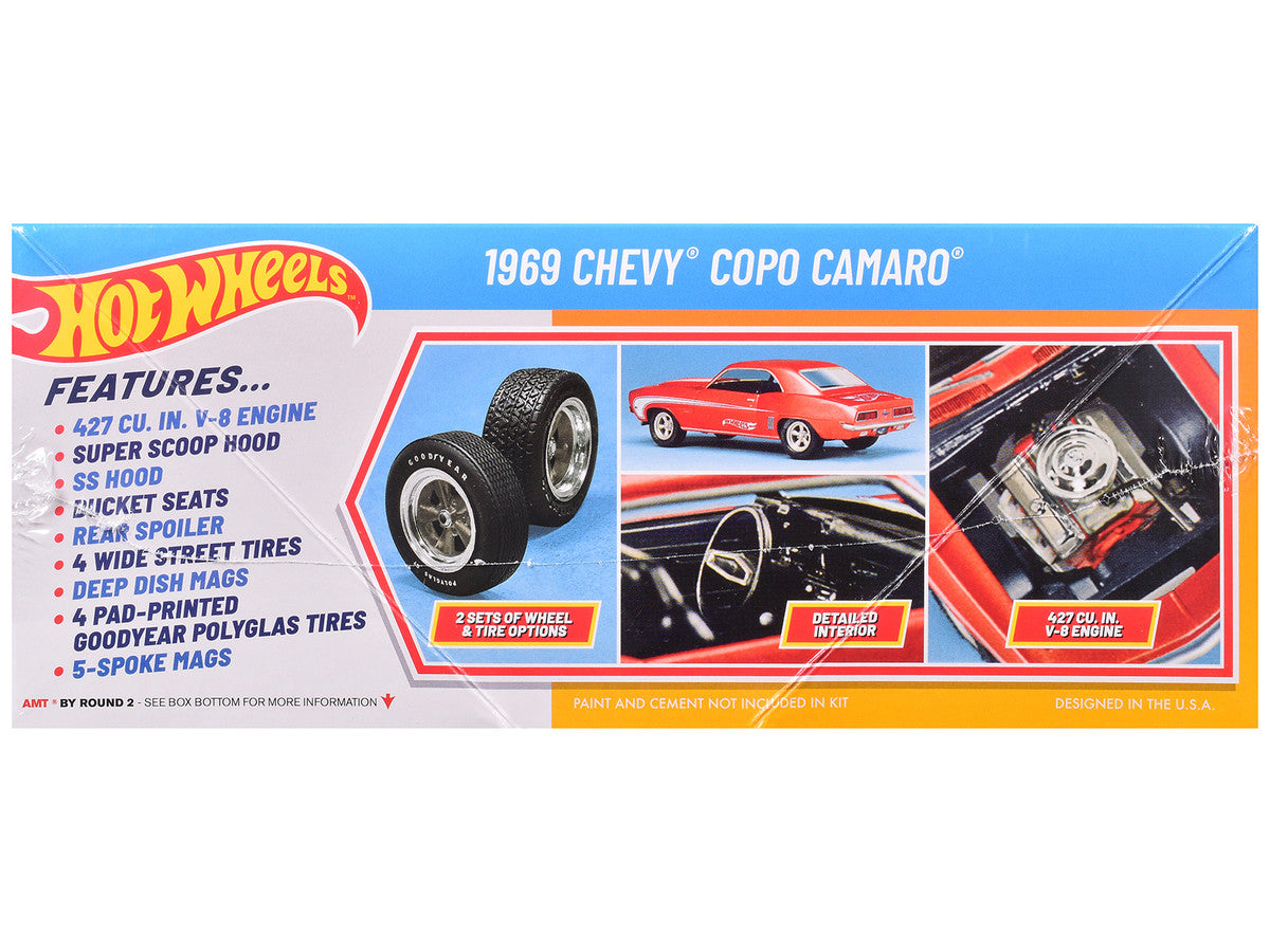 Skill 2 Model Kit 1969 Chevrolet COPO Camaro "Hot Wheels" 1/25 Scale Model by AMT-1