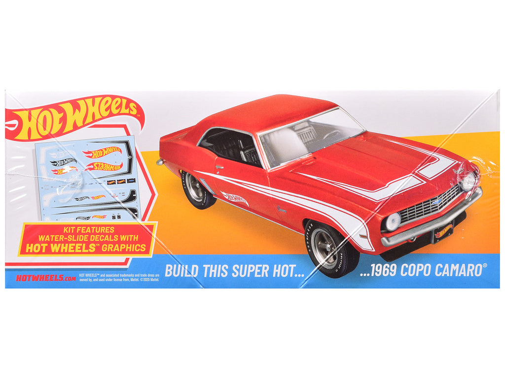 Skill 2 Model Kit 1969 Chevrolet COPO Camaro "Hot Wheels" 1/25 Scale Model by AMT-0